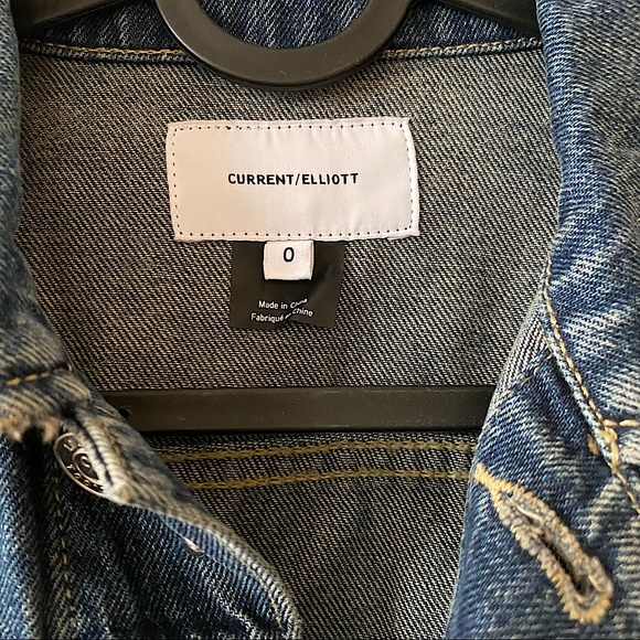 CURRENT/ELLIOTT beaded denim jacket jacket - Picture 9 of 10